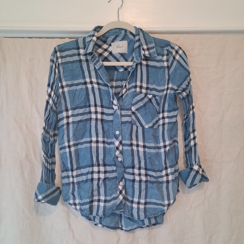 Rails Blue Plaid Women’s Shirt